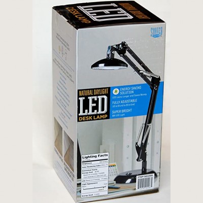 Architect Style LED Desk Lamp, Gloss Black LED2985 